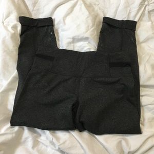 Lululemon Dark Gray Cropped Leggings